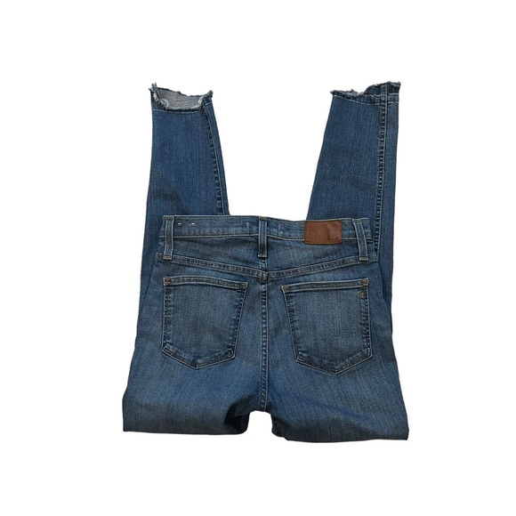 Madewell 10" High-Rise Skinny Jeans: Drop Step-Hem Edition, Sz 28 - Picture 8 of 15